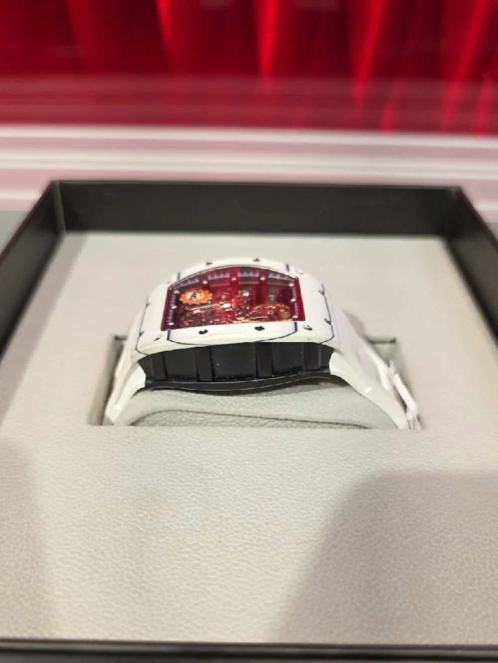 Invicta S1 Rally White And Blue Skeleton Dial Watch New With Box
